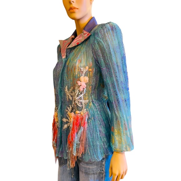 Vintage Christian Lacroix Paris Jacket Made in France Authentic Size 44 - Picture 11 of 16